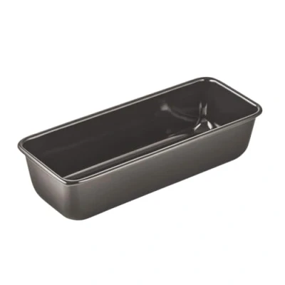 Image de Dr. Oetker Moule à gâteau exclusif 30 cm pour gâteaux juteux et pains délicieux pain avec revêtement émail (couleur : gris/marron/crème) Quantité 1 pièce
