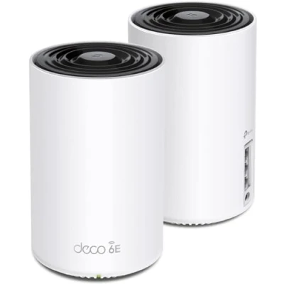 Image de TP Link Deco WiFi 6E Mesh AXE5400Mbps XE75(3 pack), Routeur et répéteur tri bande, Couverture jusqu&#039;à 670 m², WPA3, idéal pour grandes maisons, compatible avec Amazon Alexa, 9 ports Gigabit