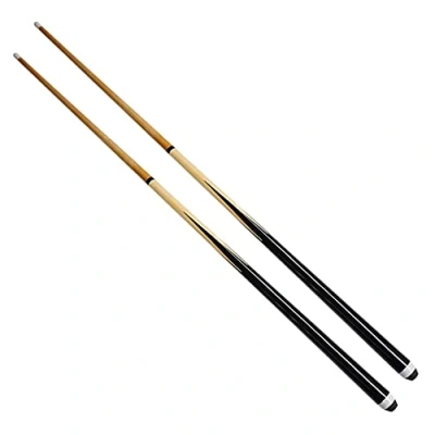 Image de YRU 2 Pièces Queue De Billard, Billard Courte à La Main 50 122cm Bois Frêne Queues Billard(Color:122cm)