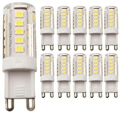 Image de Lot de 10 ampoules décoratives LED G9 240 lm 2,5 W 3000 K Blanc chaud 33 SMD 2835 220 V Angle 360