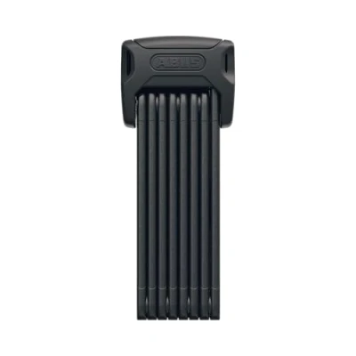 Image de ABUS Antivol pliable Bordo 6000K avec support de serrure SH vélo cylindre XPlus pour une haute protection contre les manipulations Niveau sécurité 10 120 cm Noir/Orange