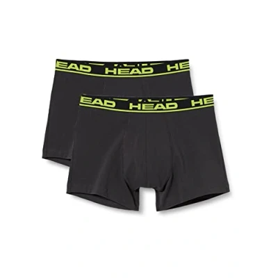Image de Head 2ER PACK Stretch Shorty, Homme, Taille: XL, Anthrazit gelb