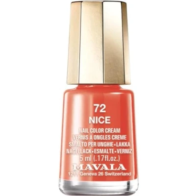 Image de Mavala Vernis à Ongles Mini Color Application Précise et Aisée Longue Tenue Séchage Rapide Brillance Durable Formule Végane Crème 72 Nice