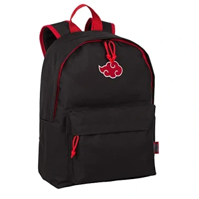 Image de Sac à dos école américain Naruto Cloud poche principale et avant compartiment pour ordinateur intérieur doublé bretelles ergonomiques, rembourrées réglables 40x31x13 cm Toybags