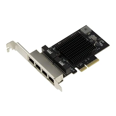 Image de KALEA INFORMATIQUE Carte PCIe 2.5 LAN Quad Gigabit ethernet 10 100 1000 2500 1G 2.5G 4 Ports RJ45. avec Chipset Realtek RTL8125