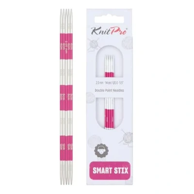 Image de KnitPro K42001 SmartStix Jeu d&#039;aiguilles en métal, Coloré, 14cm, 2mm