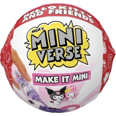Image de MGA&#039;s Miniverse Make It Mini Hello Kitty and Friends Series 2 Comprend 1 Set, Emballage Opaque, 12 Sets à Collectionner, Articles Sanrio, DIY, Collectionneurs et Enfants Dès 8 Ans, Non Comestible