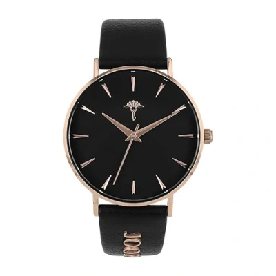 Image de JOOP! Montre analogique à quartz pour femme avec bracelet en cuir, noir, étanche 5 bars, système de fin vie, livrée dans un coffret cadeau, 2026575