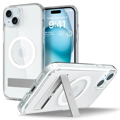 Image de Spigen Ultra Hybrid S coque de protection pour téléphones portables 17 cm (6.7 ) Housse Transparent Apple iPhone 15 Plus Neuf