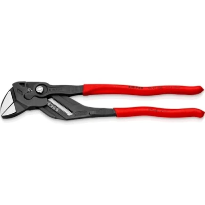 Image de Knipex pince clé et à la fois grise atramentisée, gainées en plastique antidérapant 300 mm 86 01