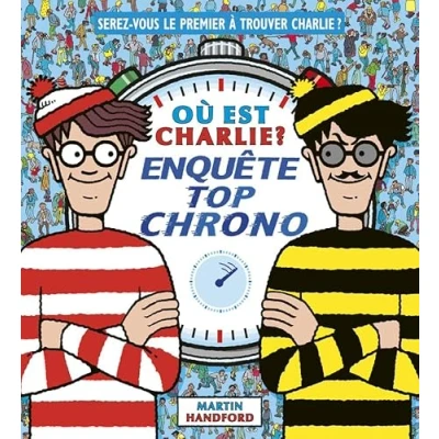 Image de Où est Charlie ? Enquête top chrono Livre jeu avec des scènes de cherche et trouve Dès 7 ans d’occasion Bon