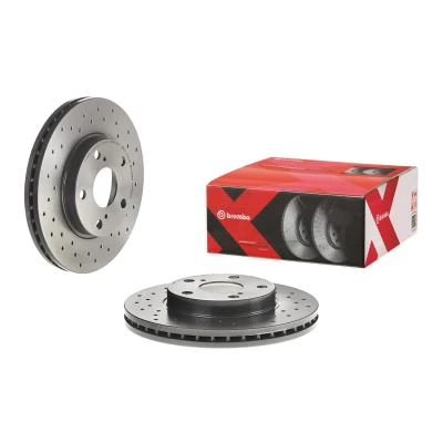 Image de BREMBO 09.A865.1X Disque de frein 273 26 5 percé/revêtement int. revêtu à haute teneur en carbone TOYOTA: Auris portes, Corolla X Berline