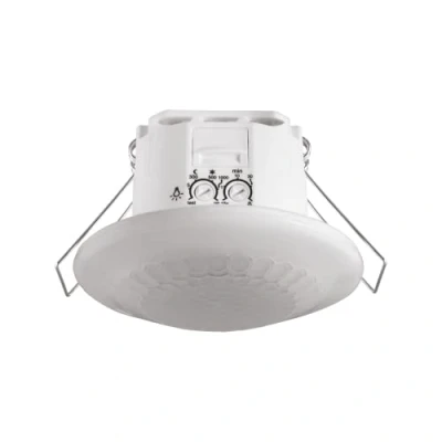 Image de Theben 1030052 LUXA 103 S360 100 12 de UP WH I PIR Détecteur présence Infrarouge Passif Zone détection 360 1 Canal Encastré Jusqu&#039;à 400W LED 230 V