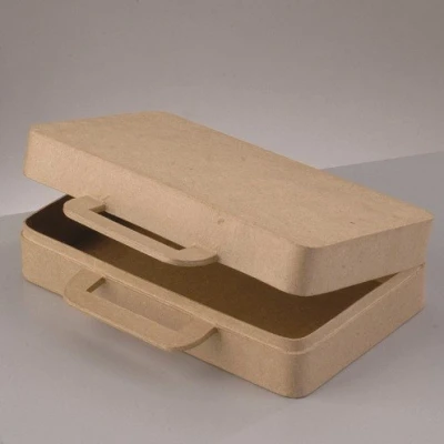 Image de Efco Valise en Carton Dur, Long. 26 cm à customiser Objet de décoration