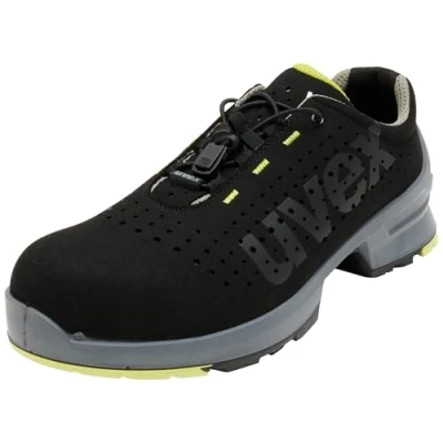 Image de Uvex 1, Chaussures de Travail Homme, Vert Lime Schwarz, 46 EU