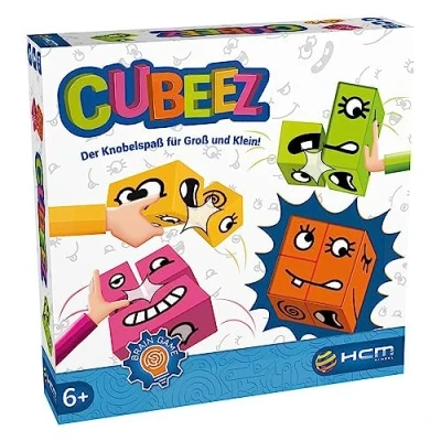 Image de HCM Kinzel 55171 Cubeez Brain Teaser Games, Jeu de Communauté, Dé d&#039;adresse, Puzzle, Patience, 2 4 Joueurs, à partir 6 Ans, Multicolore