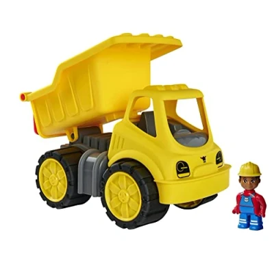 Image de Big Spielwarenfabrik 800054836 Power Worker Kipper + Figurine Jaune