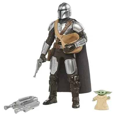 Image de Star Wars Galactic Action The Mandalorian &amp; Grogu, Figurines électroniques interactives de 30 cm, Jouets, dès 4 Ans