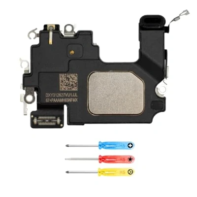 Image de MMOBIEL Haut Parleur Interne Compatible avec iPhone 14 Ecouteur/Earpiece Speaker Remplacement Réparation du de l&#039;Écouteur INCL. Tournevis