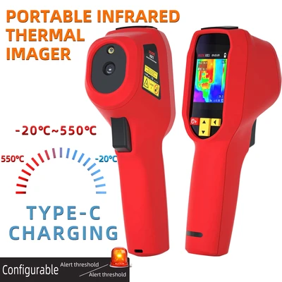 Image de BSIDE HX1 Caméra Thermique Portable Haute Résolution 240 x avec Taux de Rafraîchissement 25Hz 15 Palettes Couleurs 4F à 1022F Infrarouge pour Fuite d&#039;eau Électronique Fantôme