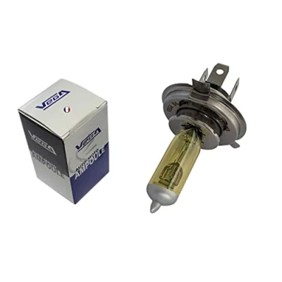 Image de VEGA 1 Ampoule Jaune Ancien H4 60W/55W P43t Marque Française 12V