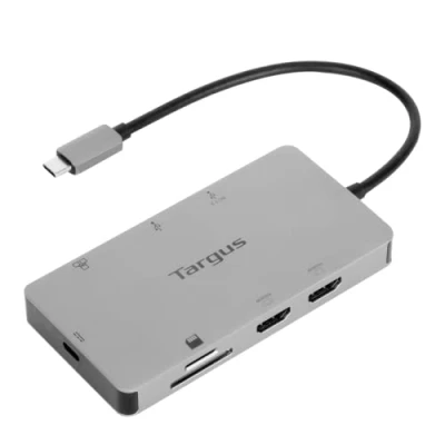 Image de Targus Station d’accueil USB C Dual HDMI 4K, Docking pour ordinateur, Hub compatible Windows, macOS, Chrome OS, Linux Noir, DOCK423EU