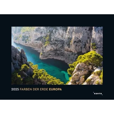 Image de Farben der Erde Europa KUNTH Wandkalender 2025: Hochwertiger, bildstarker Kalender mit Spiralbindung im Großformat