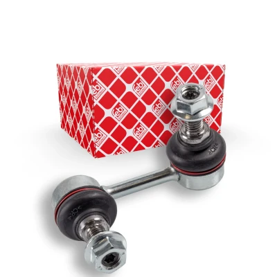 Image de febi BILSTEIN 43622 Biellette de barre stabilisatrice Essieu arrière gauche, droit M12 x 1,75 Plus avec écrou autobloquant