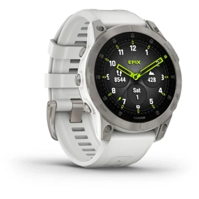 Image de Garmin Venu 2S Montre connectée GPS multisports avec écran AMOLED autonomie longue durée (10 jours) Rose Gold / Blanc Boitier 40 mm