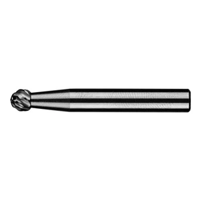 Image de PFERD HM 21001005 Fraise en forme de boule KUD avec dents rondes Diamètre 6 mm la tige Longueur 45 Pour une utilisation polyvalente sur les matériaux industriels plus