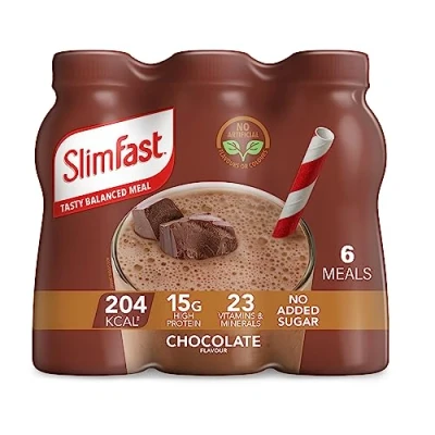 Image de Slimfast Lait Au Chocolat Trapu Bougé 325Ml Lot De 6