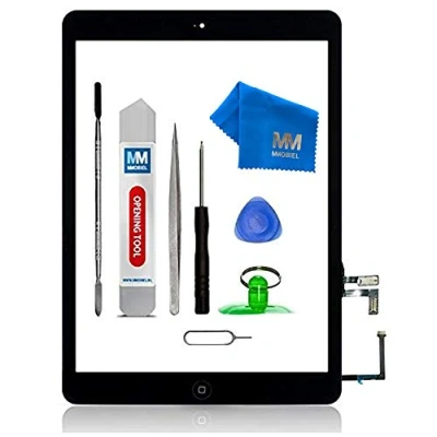 Image de MMOBIEL Écran Tactile Compatible iPad Air (Noir) 9.7 Pouces 2013 avec Digitizer préassemblés et Kit d&#039;outils Inclus