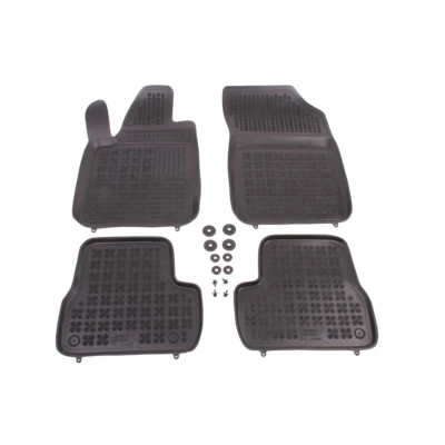 Image de REZAW PLAST 201222 Ensemble de tapis sol Caoutchouc avant et arrière 4 noir CITROËN: DS3 3 portes