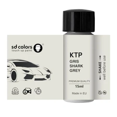 Image de SD COLORS Ktp Peinture de retouche pour réparation des rayures Gris requin 15 ML
