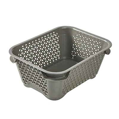Image de Keeeper Corbeille Empilable, Format A7, 16 x 12 7 cm, Mirko Eco Line, Gris