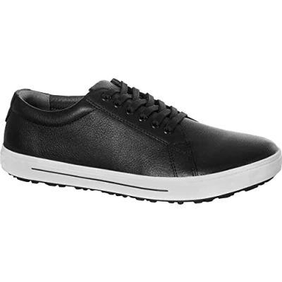 Image de Birkenstock QO 500 O2 Chaussures de sécurité en cuir naturel avec semelle interchangeable Noir Taille 43