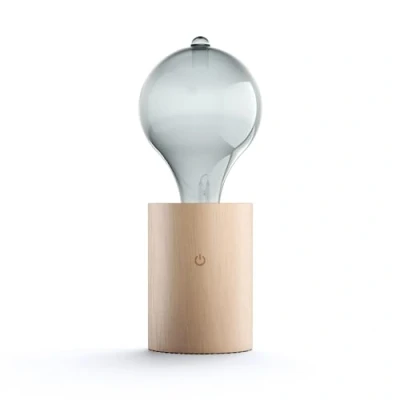 Image de Pranarôm Diffuseur Edison Huiles Essentielles Ultrasonique Premium Bois et Verre Diffusion Atmosphérique Lumière d&#039;ambiance Effet Brume