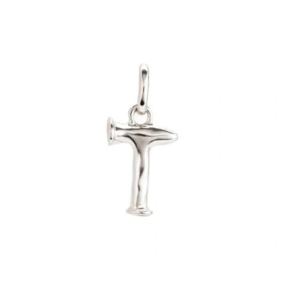 Image de UNOde50 Charme plaqué argent avec lettre T