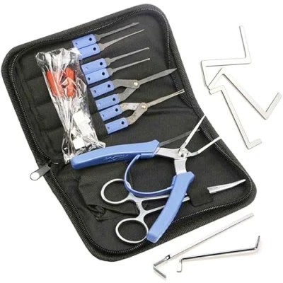 Image de Loboo Idea Ensemble d&#039;extracteurs de clé cassée Ultimate, 25 outils pour l&#039;extraction en acier multifonctions