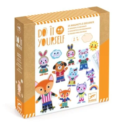 Image de Djeco set créatif magnets à décorer 15pcs