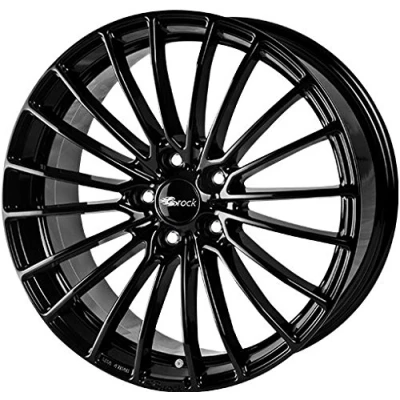 Image de BROCK 5Trou 18Pouce 112mm Jante alu B24 noire avant satiné 0580070398 8Pouces 48mm 66,6mm