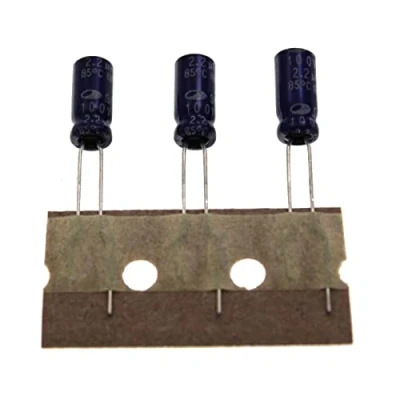 Image de 50x Chimique Condensateur rad. 2,2µF 100V 85C ; SG2A225M05011PC380 2,2uF
