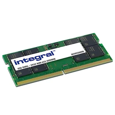 Image de Integral 16GB LAPTOP RAM module DDR5 5600MHZ PC5 44800 UNBUFFERED NON ECC 1.1V 2GX8 CL46 de mémoire 16 Go 1 x Neuf