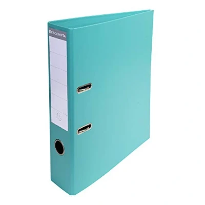 Image de Exacompta Réf. 53703E Carton de 10 Classeurs à levier A4 Prem&#039;Touch Dos 70 mm Mécanique 75 Dimensions extérieures : 32 x 29 7 cm Format classer Coloris Vert clair