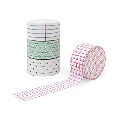 Image de SUCK UK Lot de 4 rouleaux ruban adhésif Washi Fournitures d&#039;art masquage décoratif en papier coloré cool d&#039;artisanat