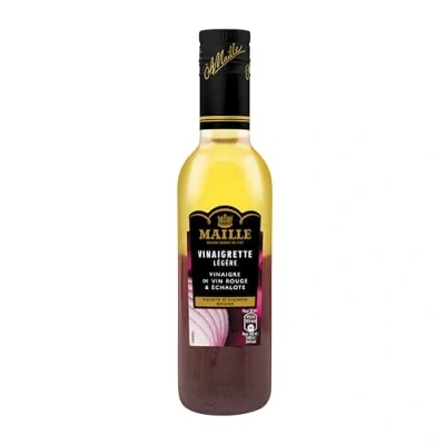 Image de Maille Vinaigrette Légère Vinaigre de Vin Rouge &amp; Échalotes Pointe d&#039;Oignon 36 cl