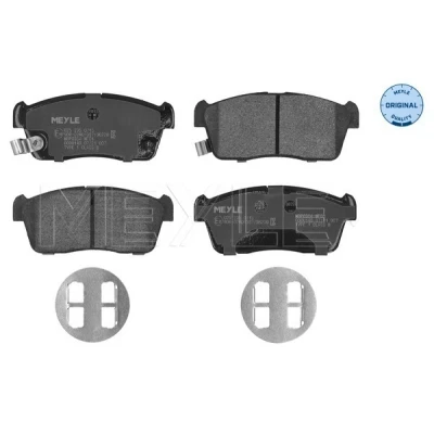 Image de MEYLE 025 235 0715 Jeu de plaquettes frein ORIGINAL Quality Essieu avant avec indicateur d&#039;usure tôle anti bruit SUZUKI: IGNIS 2, Celerio