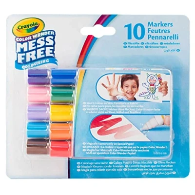Image de Crayola 8 Feutres à colorier ultra lavables Loisir créatif coloriage papeterie dessin partir de 3 ans Jeu et