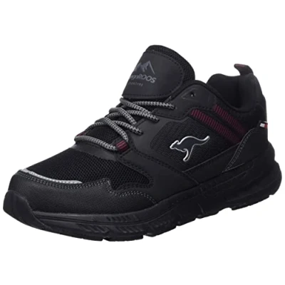 Image de KangaROOS Mixte K UO Shore RTX Chaussure de randonnée, Noir Jais Rouge, 45 EU