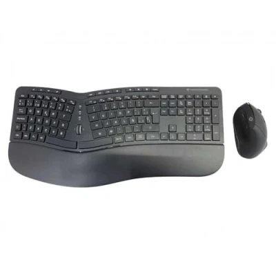 Image de Clavier Ergonomique et Souris Verticale CONCEPTRONIC ORAZIO02ES Sans Fil Espagnol 125 Touches